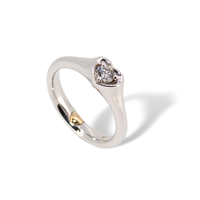 Ring Polello Woman in White Gold Diamante 0.21 Ct G2886BR1 - G2886BR1